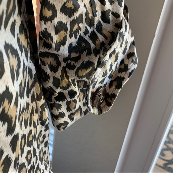 Forever 21 leopard pea coat - Picture 8 of 9